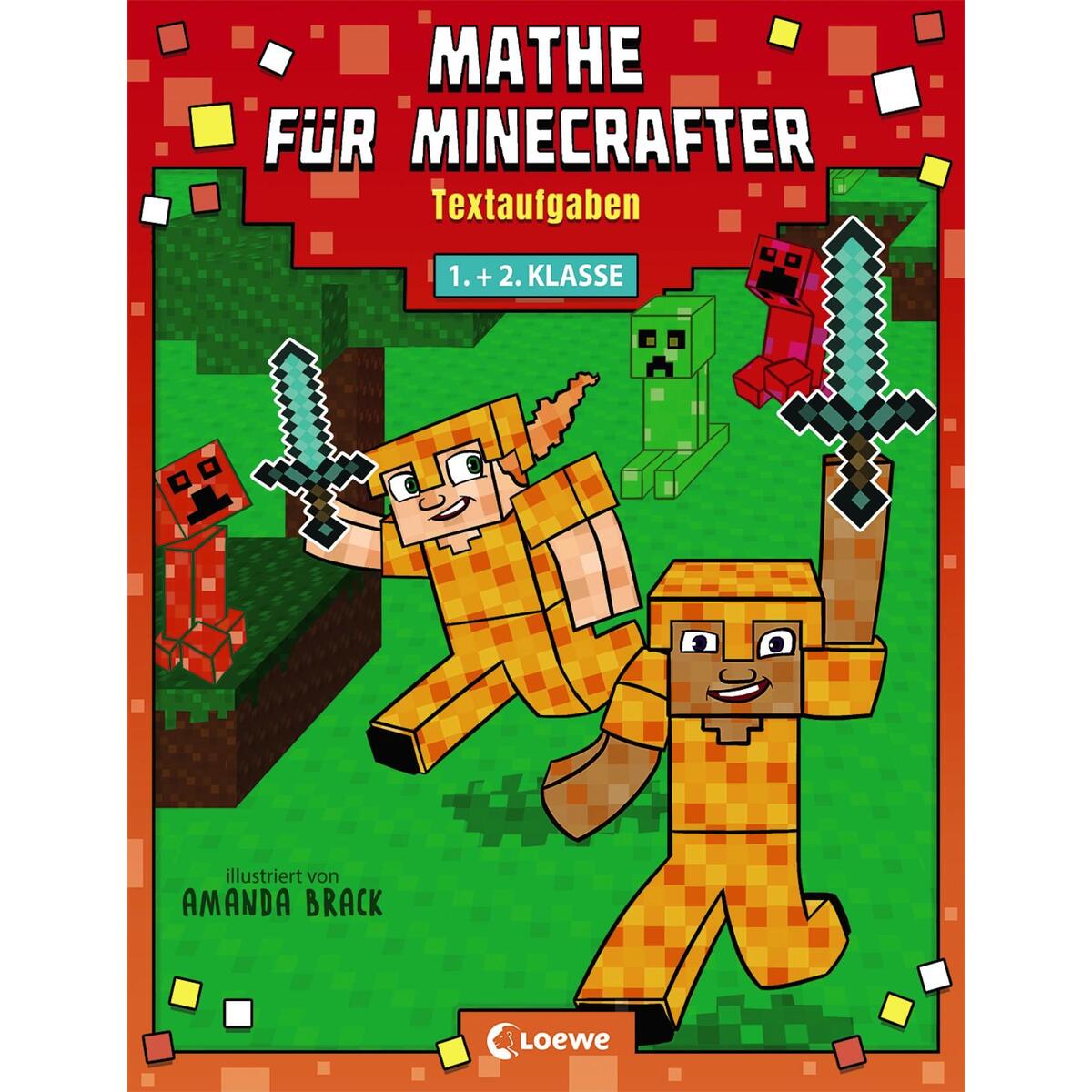 Mathe für Minecrafter - Textaufgaben 1. und 2. Klasse Mathe für Minecrafter - Textaufgaben 1. und 2. Klasse von Loewe Verlag GmbH