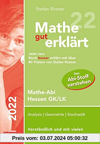 Mathe gut erklärt 2022 Hessen Grundkurs und Leistungskurs