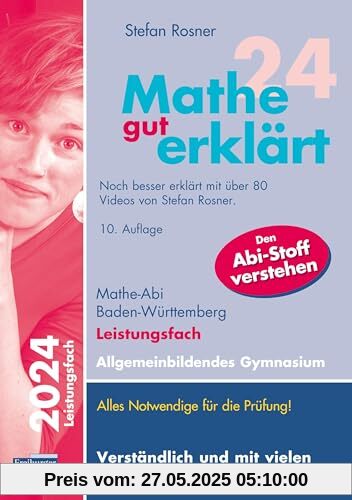 Mathe gut erklärt 2024 Leistungsfach Baden-Württemberg Gymnasium