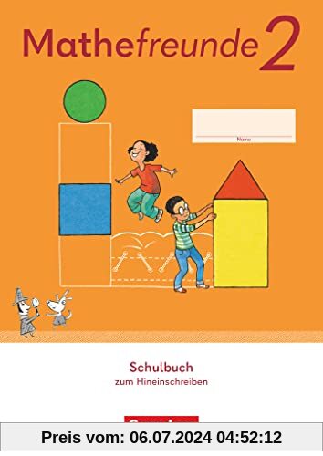 Mathefreunde - Allgemeine Ausgabe 2022 - 2. Schuljahr: Schulbuch zum Hineinschreiben mit Kartonbeilagen und Das-kann-ich-schon-Heft - Verbrauchsmaterial, mit BuchTaucher-App