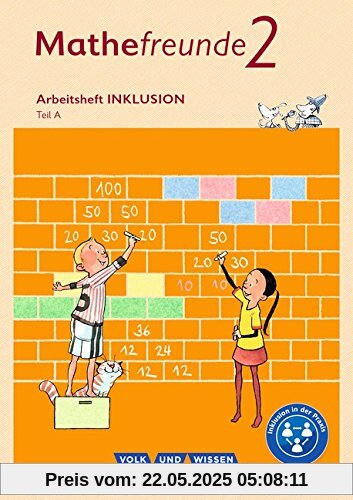 Mathefreunde - Nord/Süd - Neubearbeitung 2015: 2. Schuljahr - Arbeitsbuch Inklusion - Teil A und B