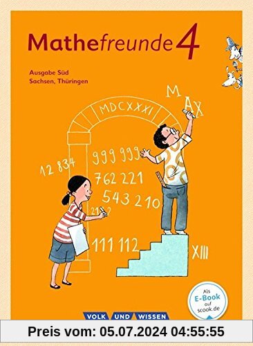 Mathefreunde - Süd - Neubearbeitung 2015 / 4. Schuljahr - Schülerbuch mit Kartonbeilagen
