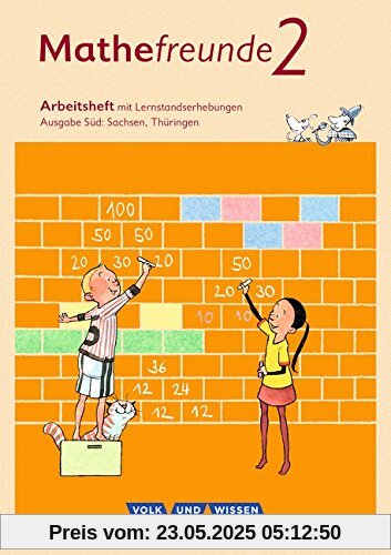 Mathefreunde - Süd - Neubearbeitung 2015: 2. Schuljahr - Arbeitsheft mit Lernstandserhebungen