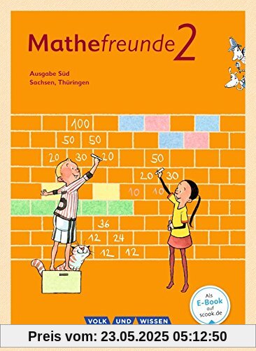 Mathefreunde - Süd - Neubearbeitung 2015: 2. Schuljahr - Schülerbuch mit Kartonbeilagen