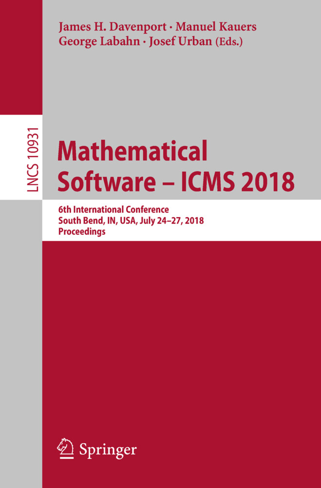 Mathematical Software - ICMS 2018 von Springer International Publishing