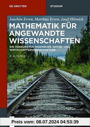 Mathematik für angewandte Wissenschaften: Ein Vorkurs für Ingenieure, Natur- und Wirtschaftswissenschaftler (De Gruyter Studium)
