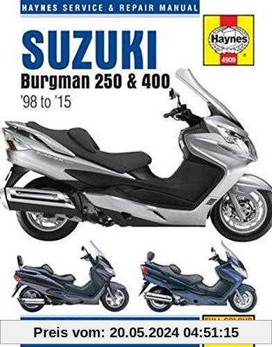 Mather, P: Suzuki Burgman 250 & 400 (98 - 15) (Haynes Service & Repair Manual)