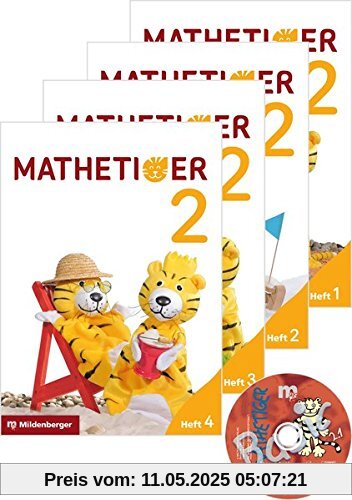 Mathetiger 2 - Jahreszeiten-Hefte • Neubearbeitung: Differenzierend - individualisierend - motivierend (Mathetiger - Neubearbeitung)