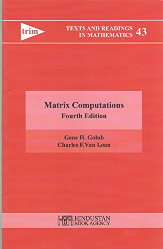 Matrix Computations, 4Th Edn