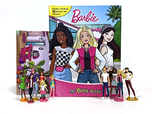 Mattel Barbie: My Busy Books: With Storybook, 10 Figurines and a Playmat
