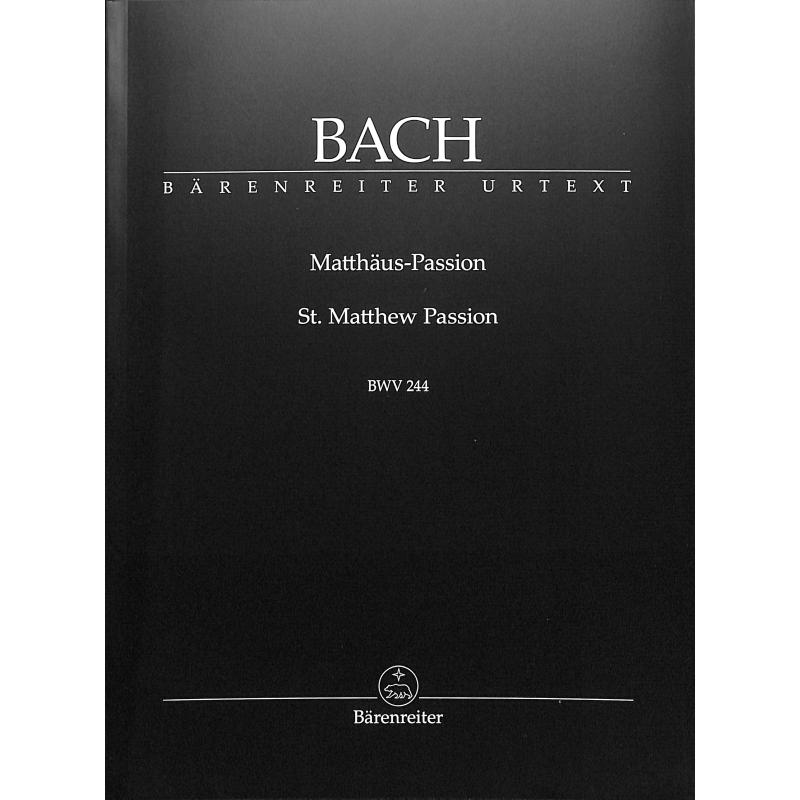 Matthäus Passion BWV 244