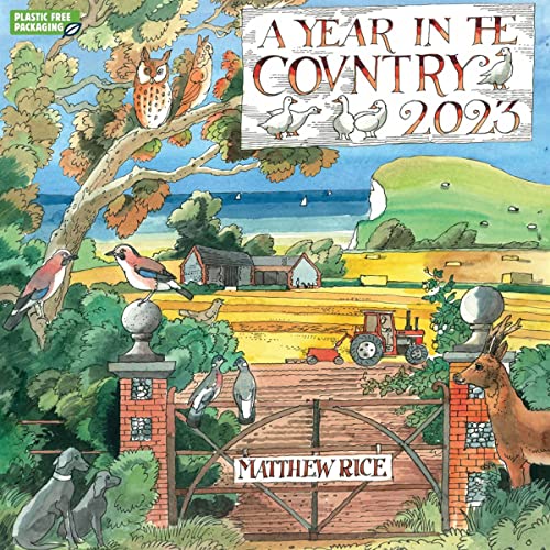 Matthew Rice, A Year in the Country Square Wall Calendar 2023 von Carousel Calendars