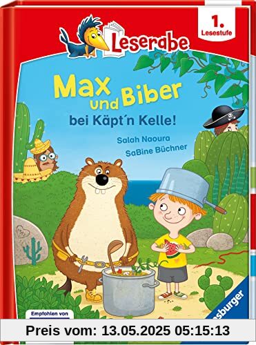 Max und Biber bei Käpt'n Kelle - Leserabe ab Klasse 1 - Erstlesebuch für Kinder ab 6 Jahren (Leserabe - 1. Lesestufe)