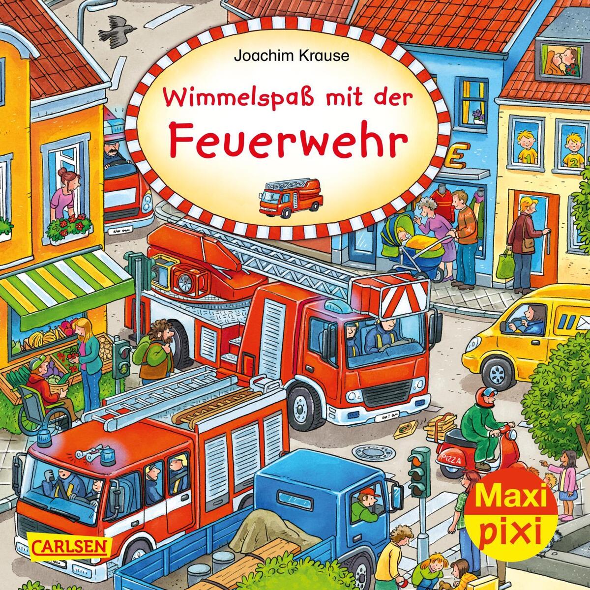 Maxi Pixi 319: VE 5 Wimmelspaß mit der Feuerwehr (5 Exemplare) von Carlsen Verlag GmbH