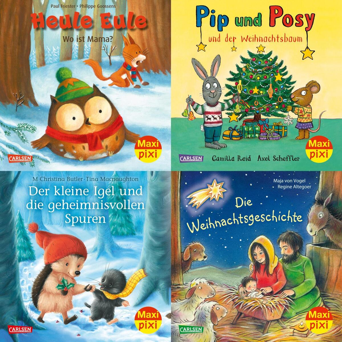 Maxi-Pixi-4er-Set 104: Bilderbuchwinter (4x1 Exemplar) von Carlsen Verlag GmbH