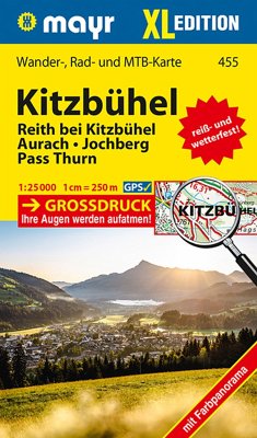 Mayr Wanderkarte Kitzbühel XL 1:25.000 von Kompass-Karten / Walter Mayr Verlag