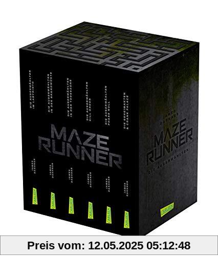 Maze-Runner-Schuber (6 Bände im Taschenbuch-Schuber inklusive Bonusband mit »Crank Palace« und »Die Geheimakten«) (Die Auserwählten – Maze Runner)