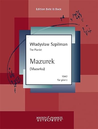 Mazurka: Klavier. (Wladyslaw Szpilman - The Pianist)