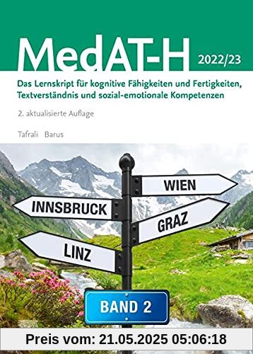MedAT Humanmedizin - Band 2: Das Lernskript für kognitive Fähigkeiten und Fertigkeiten, Textverständnis und sozial-emotionale Kompetenzen