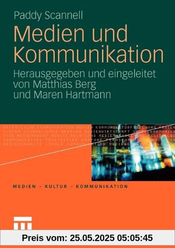 Medien Und Kommunikation (Medien - Kultur - Kommunikation) (German Edition)