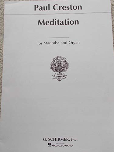 Meditation Op. 90: Marimba and Piano von G. Schirmer, Inc.