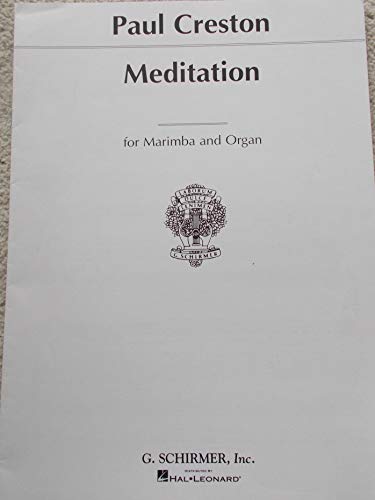 Meditation Op. 90: Marimba and Piano Meditation Op. 90: Marimba and Piano