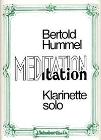 Meditation: op. 77b. Klarinette (oder Bassklarinette).: op. 77b. clarinet (or bassclarinet). (Klarinetten-Bibliothek) von SCHOTT MUSIC GmbH & Co KG, Mainz