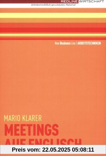 Meetings auf Englisch