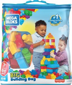 Mega Bloks Bausteinebeutel bunt (80 Teile) von Mattel