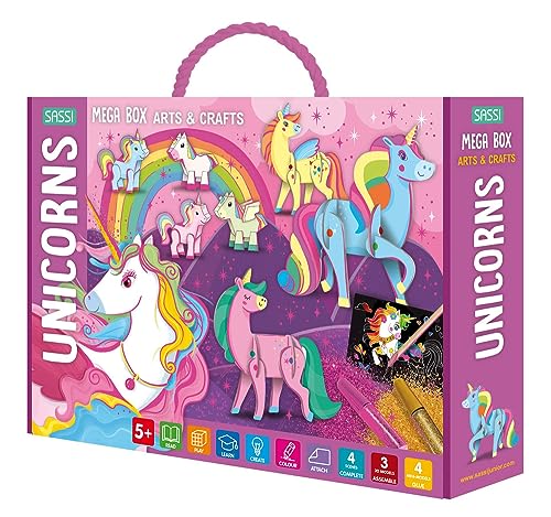 Mega Box Arts&Crafts. Unicorns (Sassi junior) von Sassi