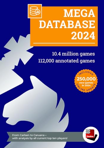 Mega Database 2024: ChessBase Datenbank mit 10,4 Millionen Schachpartien, 112.000 Partien kommentiert von Chess-Base