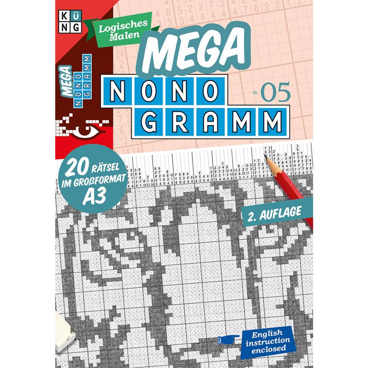 Mega-Nonogramm 05 von Keesing Schweiz AG