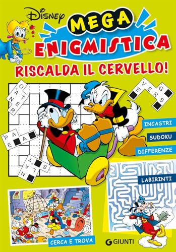 Mega enigmistica Disney. Riscalda il cervello! Ediz. a colori (Disney time) von Disney Libri