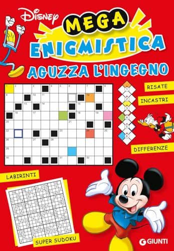 Mega enigmistica. Aguzza l'ingegno (Disney time) von Disney Libri