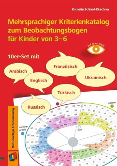 Mehrsprachiger Kriterienkatalog zum Beobachtungsbogen für Kinder von 3 bis 6 von Verlag an der Ruhr