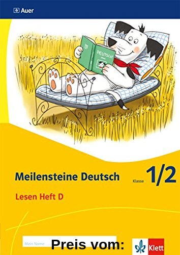 Meilensteine Deutsch / Heft D Klasse 1/2: Lesestrategien - Ausgabe ab 2017