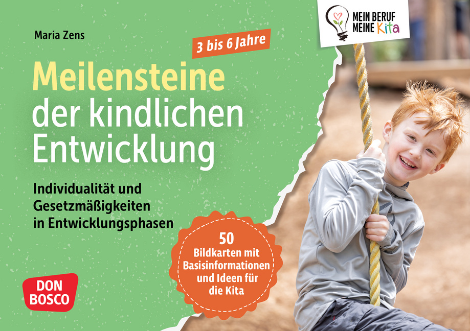 Meilensteine der kindlichen Entwicklung. Individualität und Gesetzmäßigkeiten in Entwicklungsphasen bei 3- bis 6-Jährigen von Don Bosco Medien