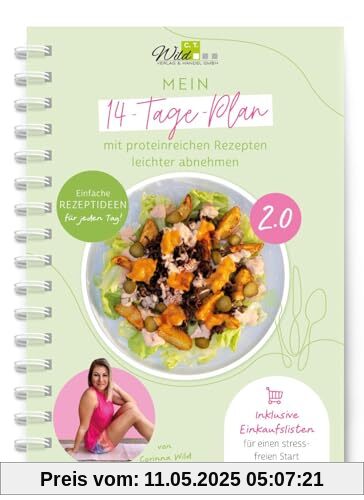 Mein 14-Tage-Plan 2.0: mit neuen proteinreichen Rezepten leichter abnehmen | beschreibbarer Planer inklusive Einkaufslisten Mein 14-Tage-Plan 2.0: mit neuen proteinreichen Rezepten leichter abnehmen | beschreibbarer Planer inklusive Einkaufslisten
