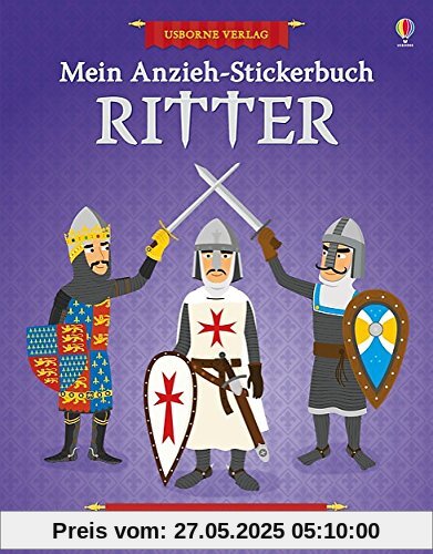 Mein Anzieh-Stickerbuch: Ritter