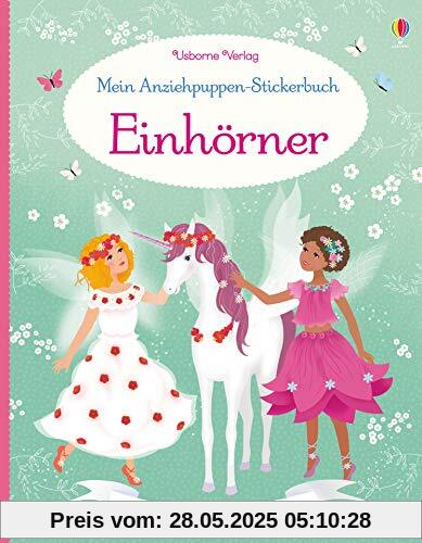 Mein Anziehpuppen-Stickerbuch: Einhörner