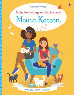 Mein Anziehpuppen-Stickerbuch: Meine Katzen von Usborne Verlag