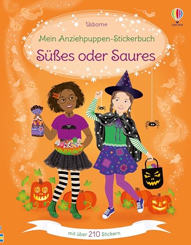 Mein Anziehpuppen-Stickerbuch: Süßes oder Saures: Stickerheft mit über 210 Anzieh-Stickern – Stickervergnügen ab 5 Jahren Mein Anziehpuppen-Stickerbuch: Süßes oder Saures: Stickerheft mit über 210 Anzieh-Stickern – Stickervergnügen ab 5 Jahren von Usborne