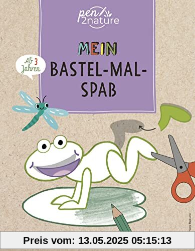 Mein Bastel-Mal-Spaß | Für Kinder ab 3 Jahren: pen2nature: 100% Recyclingpapier • klimaneutrales Produkt • unterstützt Aufforstungsprojekte (pen2nature kids)