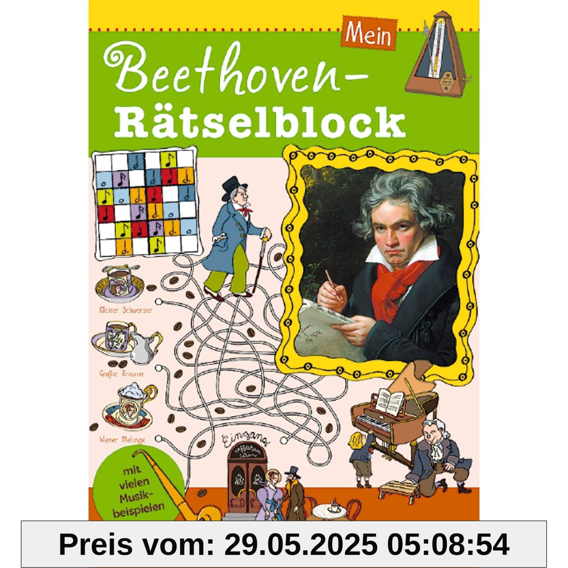 Mein Beethoven-Rätselblock: Ausgabe mit Online-Audiodatei. (Rätselblöcke)