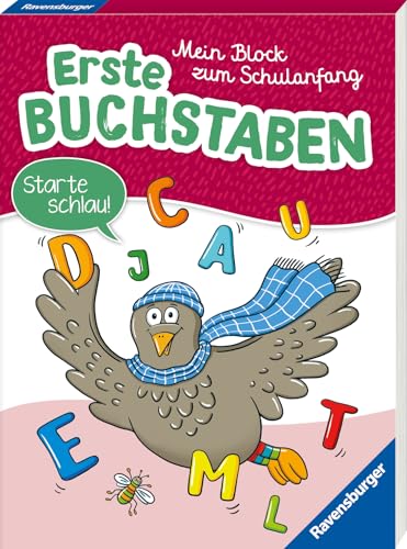 Ravensburger Mein Block zum Schulanfang: Erste Buchstaben - Rätselblock ab 6 Jahre - Buchstaben lernen von Ravensburger Verlag GmbH