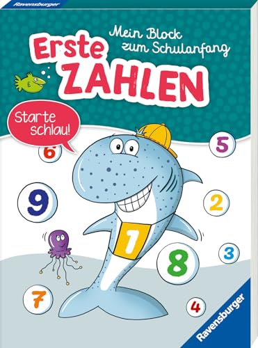 Ravensburger Mein Block zum Schulanfang: Erste Zahlen - Rätselblock ab 6 Jahre - Zahlen lernen Ravensburger Mein Block zum Schulanfang: Erste Zahlen - Rätselblock ab 6 Jahre - Zahlen lernen