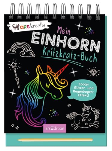 Mein Einhorn-Kritzkratz-Buch: Cooler Glitzer- und Regenbogen-Effekt | Kreativer Kratzelspaß mit Malideen und Holzstift für Kinder ab 5 Jahren Mein Einhorn-Kritzkratz-Buch: Cooler Glitzer- und Regenbogen-Effekt | Kreativer Kratzelspaß mit Malideen und Holzstift für Kinder ab 5 Jahren