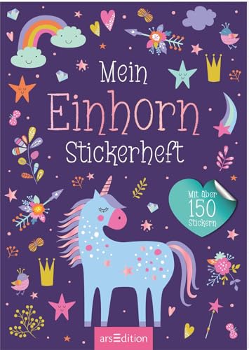 Mein Einhorn-Stickerheft: Mit über 150 Stickern | Stickerset ab 4 Jahren