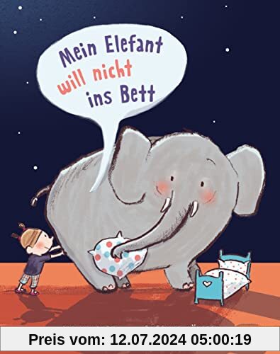 Mein Elefant will nicht ins Bett: Vierfarbiges Bilderbuch (MINIMAX)