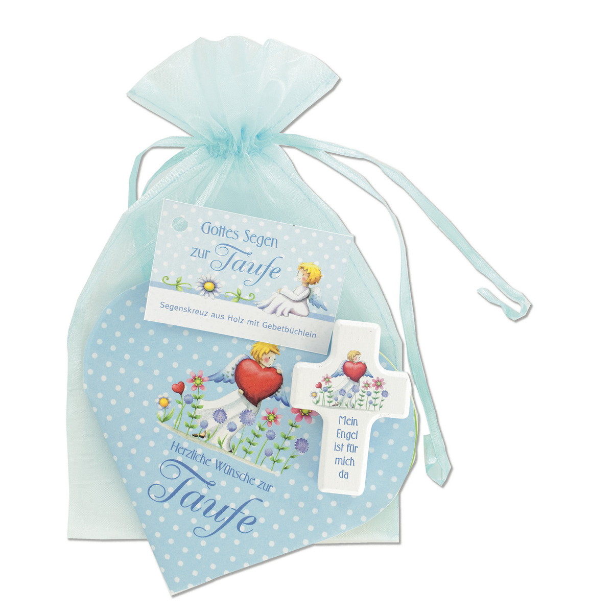 Geschenkset zur Taufe für Jungen - Mein Engel ist für mich da (1 Stück) von Butzon und Bercker